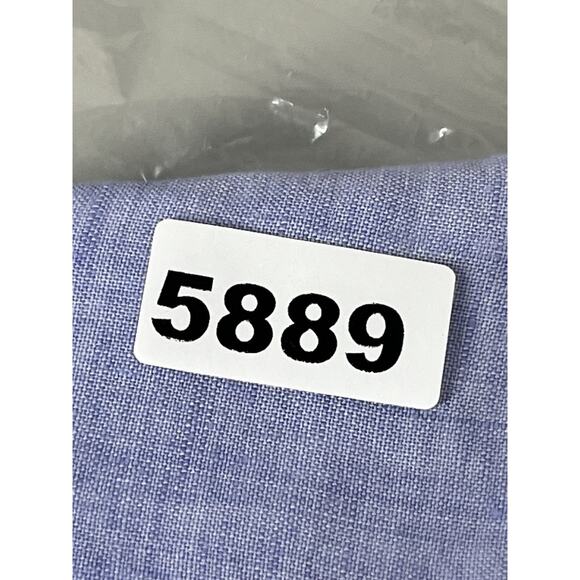 J Crew Peplum Linen Sheath Pencil Dress 4 French Blue Ruffle Career Suiting Work - Picture 12 of 12